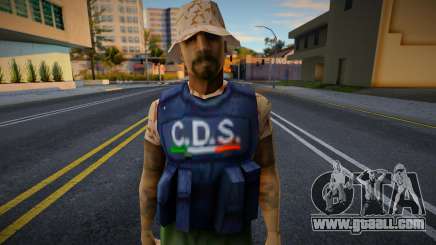 Soldiers de Cartel De Sinaloa with hat for GTA San Andreas