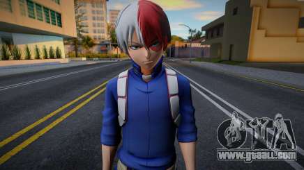 Shoto Todoroki from My Hero Academia for GTA San Andreas