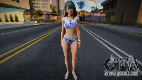 Tamaki Auriga Shirt Swimwear for GTA San Andreas