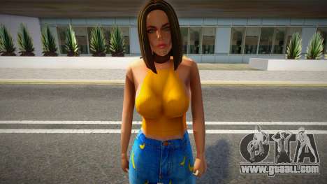 An ordinary girl for GTA San Andreas