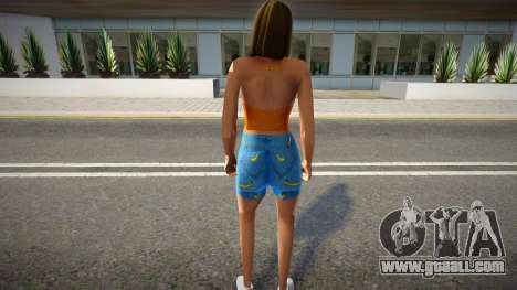 An ordinary girl for GTA San Andreas