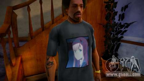 ZeroTwo Shirt For CJ Original for GTA San Andreas
