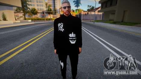 Black Gang Skin for GTA San Andreas