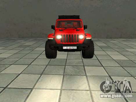 Jeep Gladiator Rubicon 2021 for GTA San Andreas