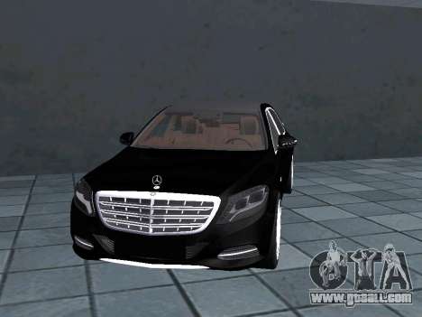 Mercedes Benz S600 Maybach (W222) for GTA San Andreas