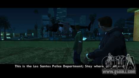 GTA V Police Maverick for GTA San Andreas