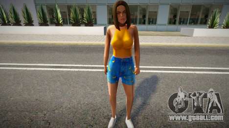 An ordinary girl for GTA San Andreas