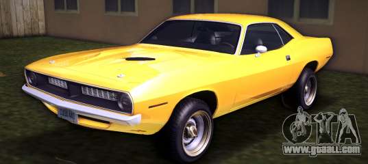 Plymouth Barracuda 440 1970 for GTA Vice City
