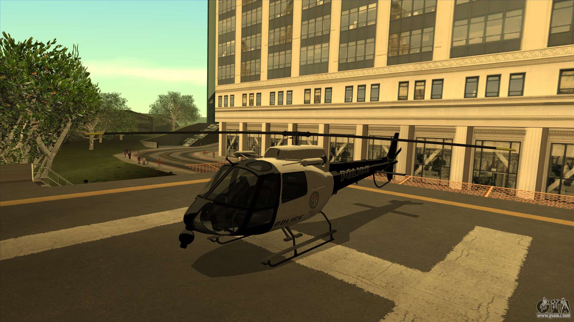 how to get a police helicopter in GTA San Andreas 