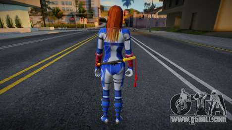 Dead Or Alive 5 - Kasumi (Costume 3) v8 for GTA San Andreas