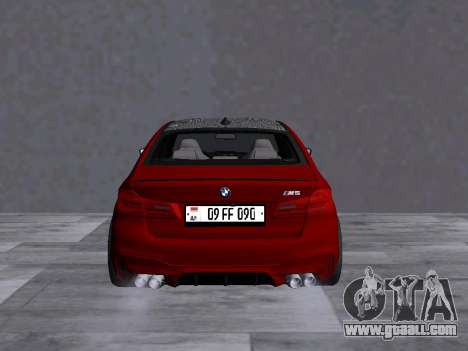 BMW M5 F90 AM Plates for GTA San Andreas