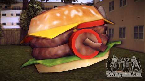 Explosive Burger Bike for GTA Vice City