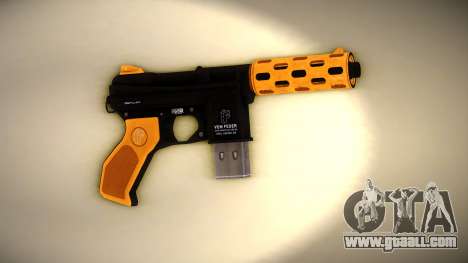 GTA V Vom Feuer Machine Pistol (Orange) for GTA Vice City