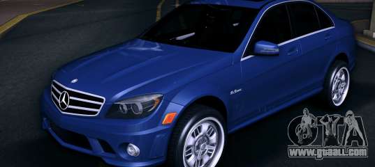 Mercedes-Benz C63 (AMG) 2010 (USA Plate) for GTA Vice City
