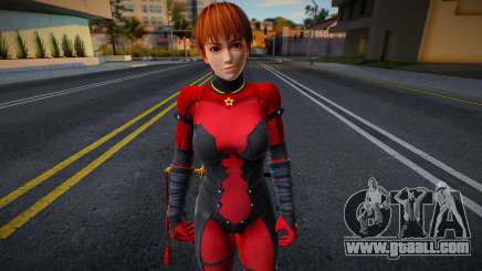 Dead Or Alive 5 - Kasumi (Costume 2) v5 for GTA San Andreas