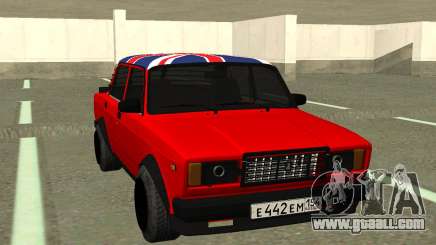 VAZ 2107 England BC for GTA San Andreas