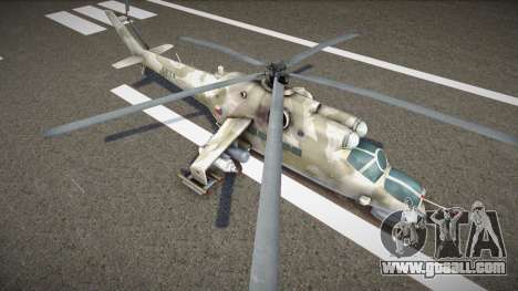 Mi-35 Hind (with Desert camouflage) for GTA San Andreas