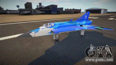 J35D Draken (Blue Splinter) for GTA San Andreas