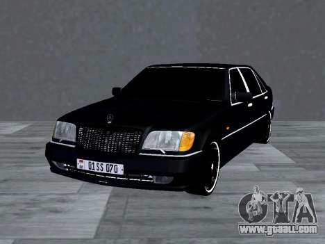 Mercedes Benz S70 AMG (W140) for GTA San Andreas