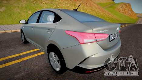 Hyundai Solaris 2022 for GTA San Andreas