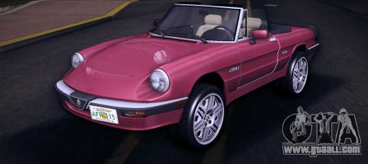 Alfa Romeo Spider 1986 v1 for GTA Vice City