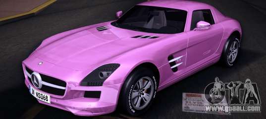 Mercedes-Benz SLS AMG (DE Plate) for GTA Vice City