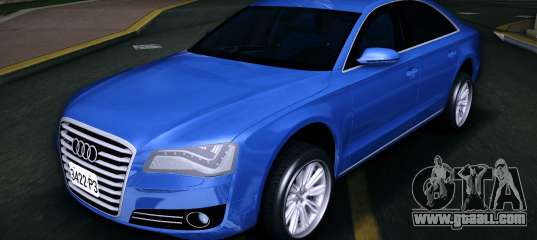 Audi A8 (D4) V6 3.0 TFSI v1 for GTA Vice City