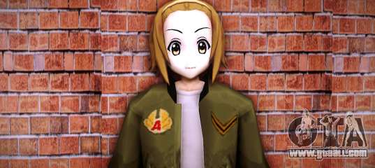 Ritsu Tainaka in taxi driver's jacket for GTA Vice City