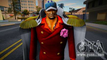 Sakazuki Akainu [Timeskip] From One Piece 2 for GTA San Andreas