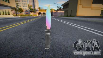 Rainbow Knife for GTA San Andreas