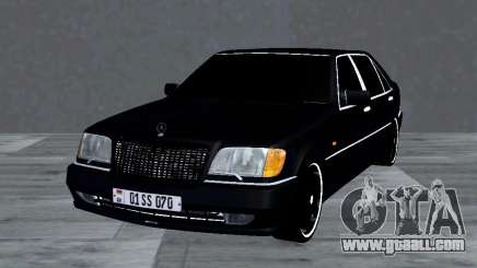 Mercedes Benz S70 AMG (W140) for GTA San Andreas