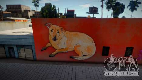 Mural Cachorro Caramelo MEME for GTA San Andreas