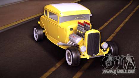 1931 Ford Model A Coupe Hot Rod for GTA Vice City