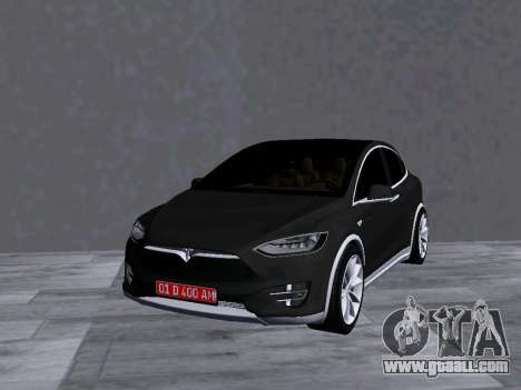 Tesla Model X 2021 for GTA San Andreas