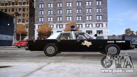 Ford LTD Crown Victoria 1987 Texas State Trooper for GTA 4