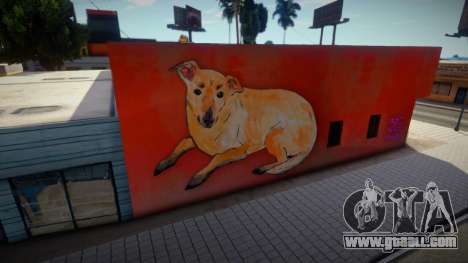 Mural Cachorro Caramelo MEME for GTA San Andreas