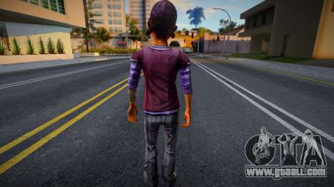 Clementine from Walking Dead for GTA San Andreas
