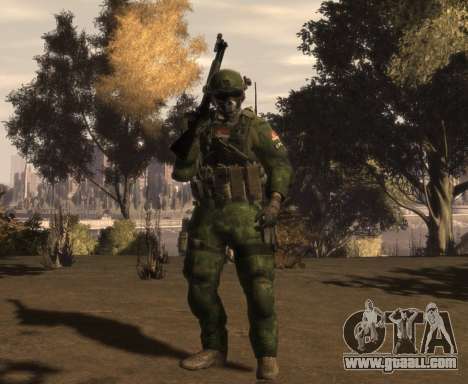 Niko Serbian Soldier for GTA 4