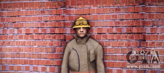 Fire Service Worker HD for GTA Vice City