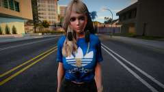 DOAXVV Amy - Fashion Casual V2 Adidas Denim Shor for GTA San Andreas