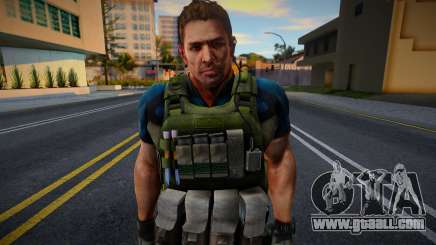 Chris Redfield of Resident Evil 6 for GTA San Andreas