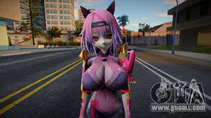 Yuuki from Neptunia x Senran Kagura: Ninja Wars for GTA San Andreas
