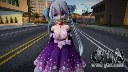 Hanbok Dress Miku for GTA San Andreas