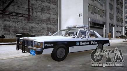 Ford LTD Crown Victoria 1987 Boston Police for GTA 4
