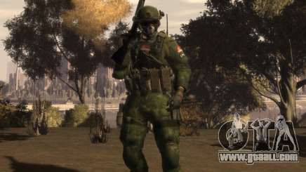Niko Serbian Soldier for GTA 4