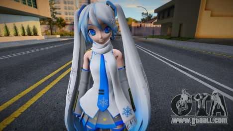 PDFT Hatsune Miku Snow 2011 for GTA San Andreas