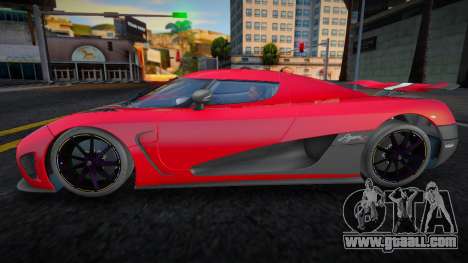 Koenigsegg Agera R (Remake) for GTA San Andreas