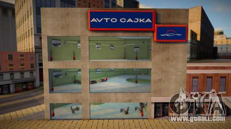 Avto Cajka Automobile Dealership HQ for GTA San Andreas