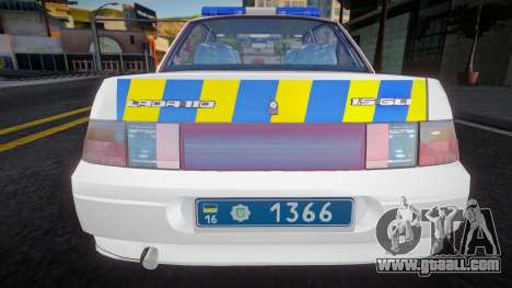 VAZ 2110 - Patrol Police Ukraine for GTA San Andreas