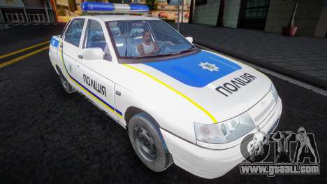 VAZ 2110 - Patrol Police Ukraine for GTA San Andreas